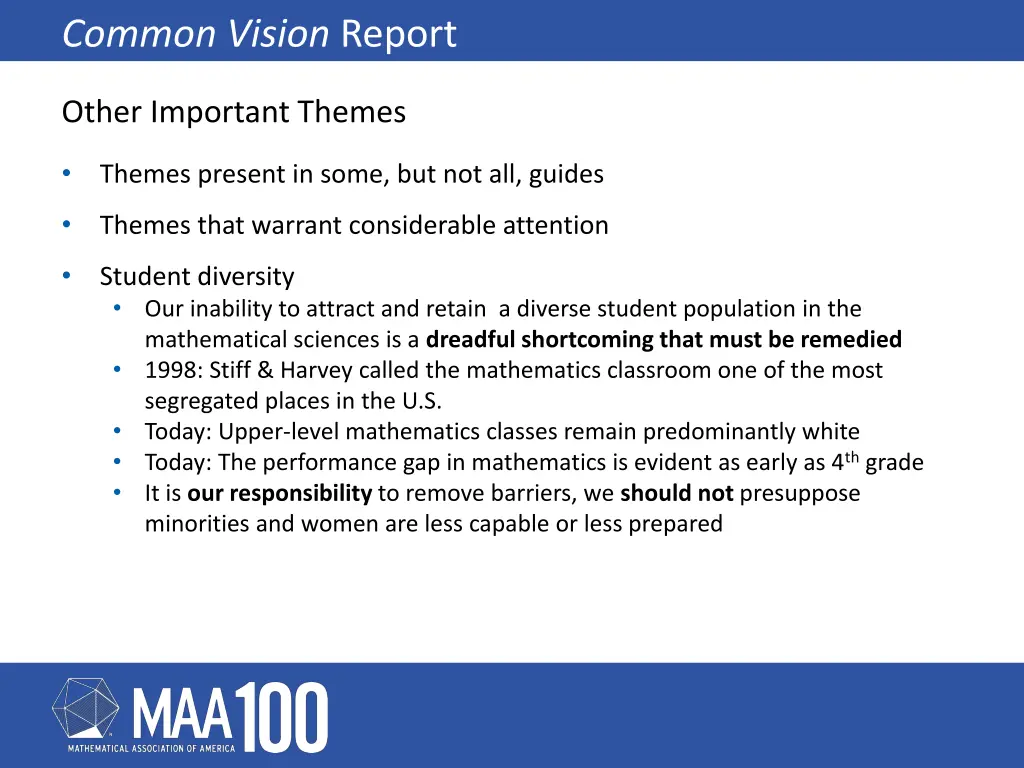 common vision report 2