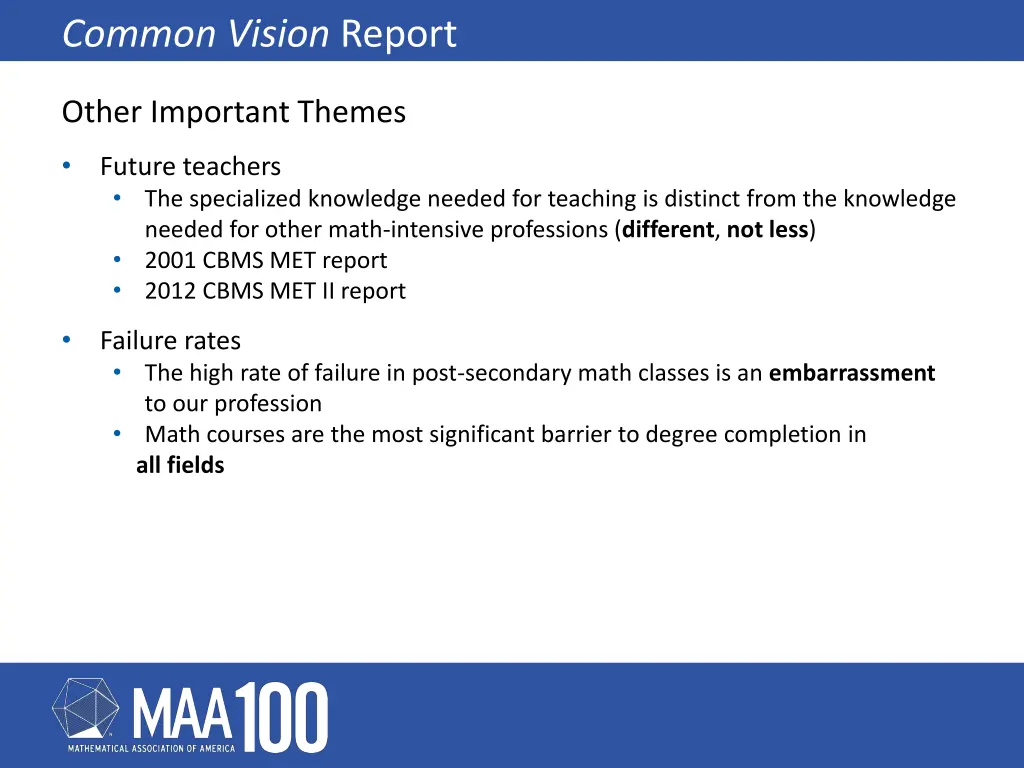 common vision report 4