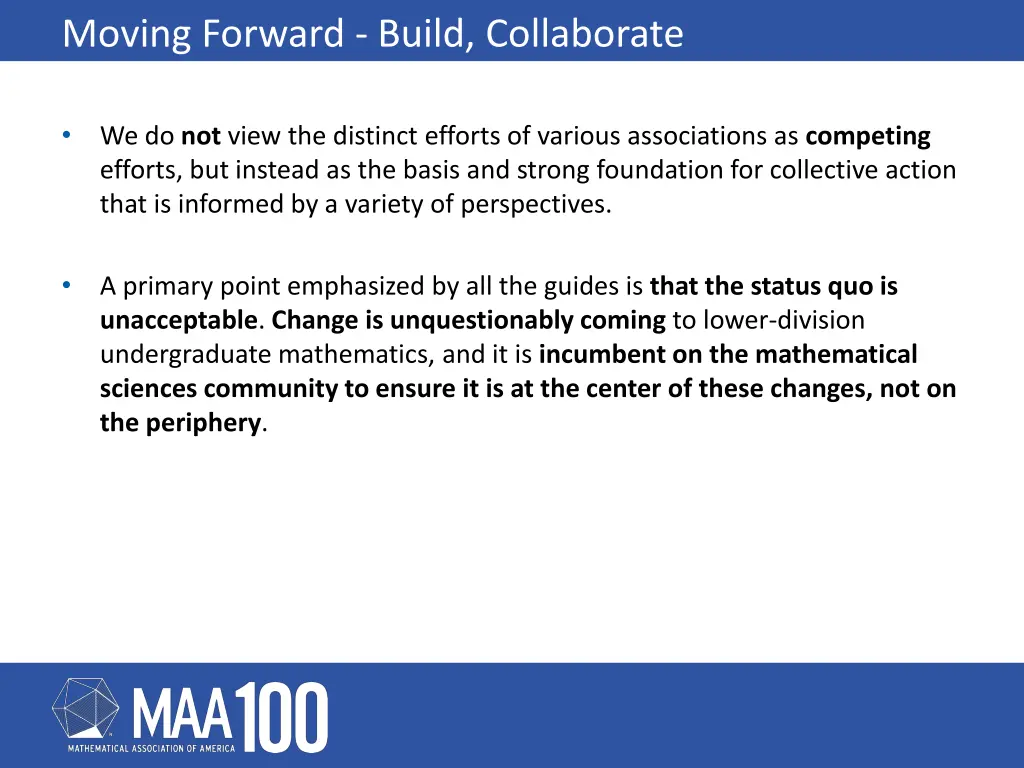 moving forward build collaborate 1