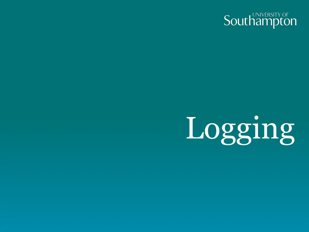 logging