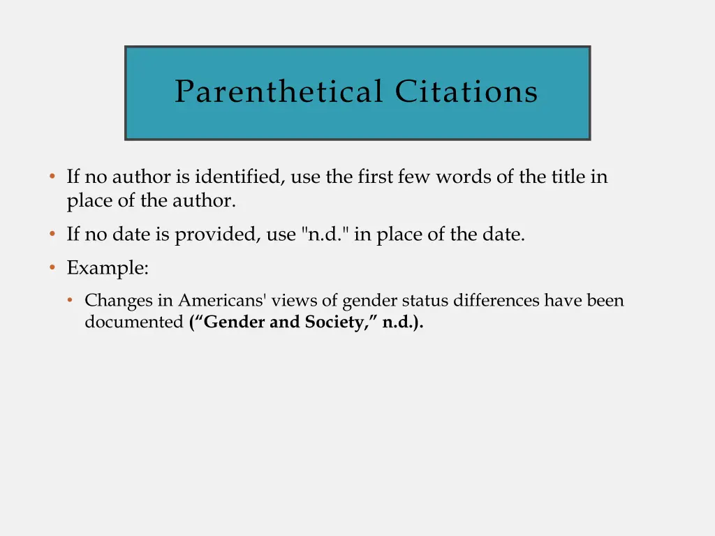 parenthetical citations 1