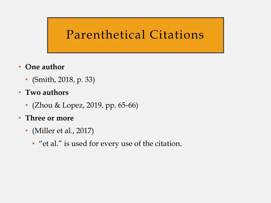 parenthetical citations