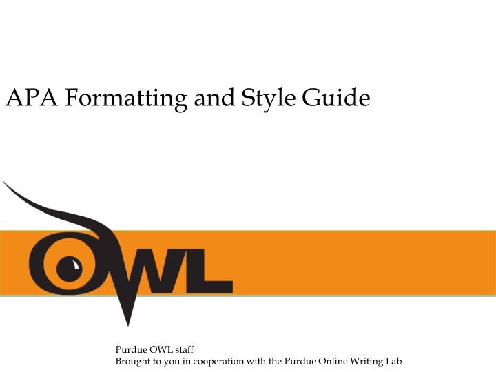 apa formatting and style guide