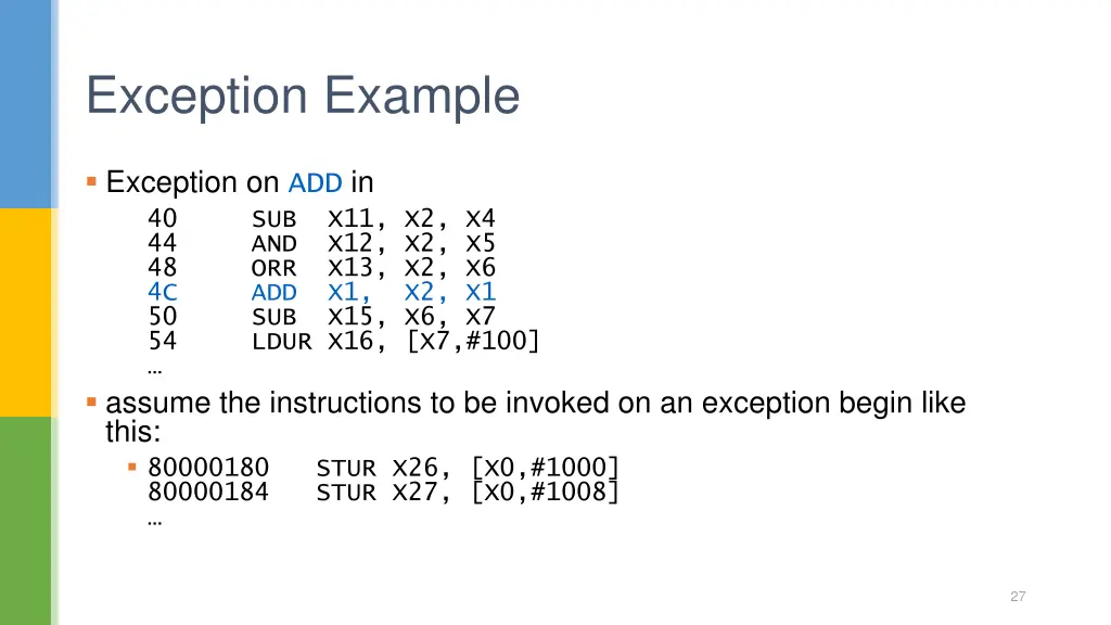 exception example