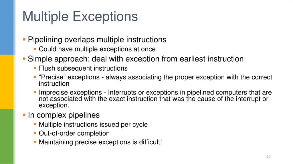 multiple exceptions