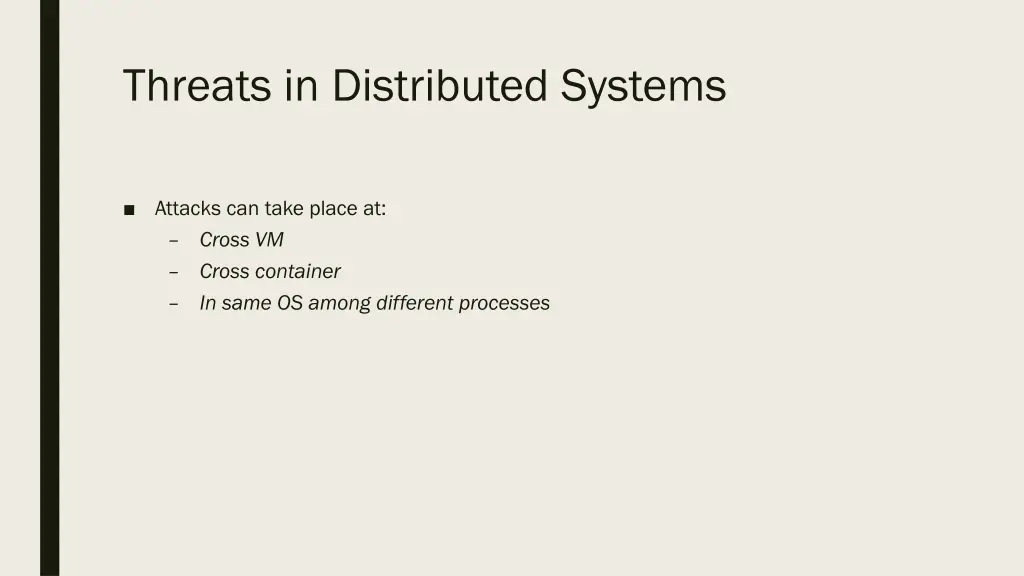 threats in distributed systems 1