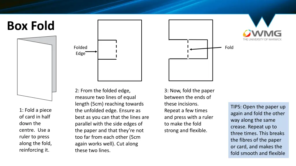 box fold