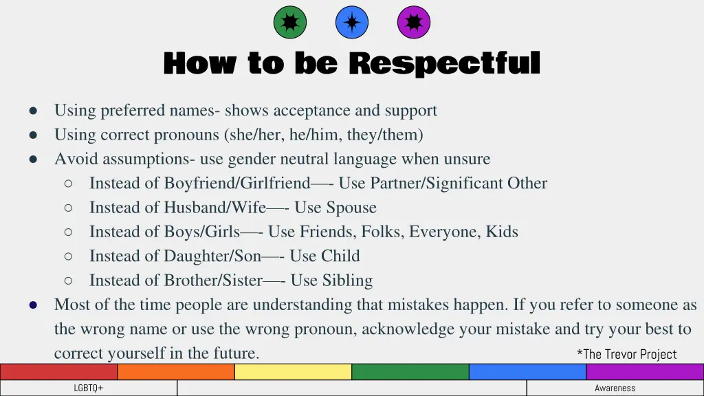 how to be respectful