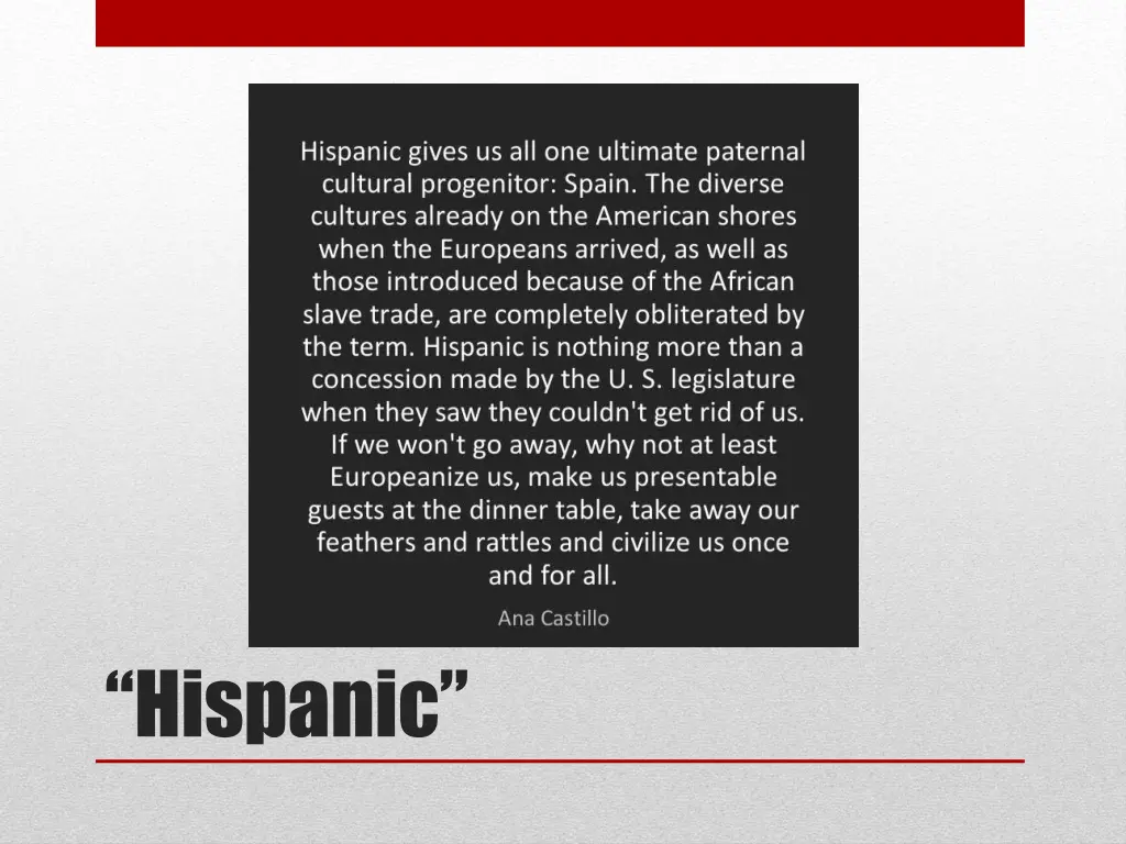 hispanic