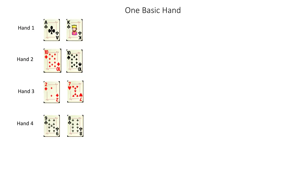 one basic hand