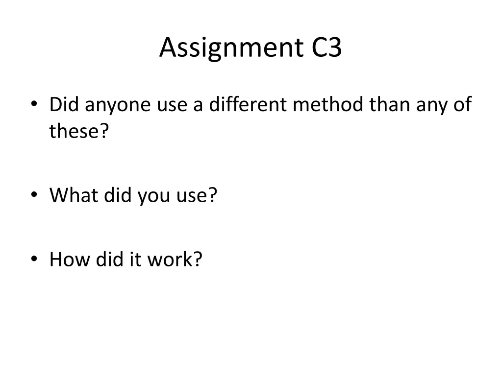 assignment c3 10