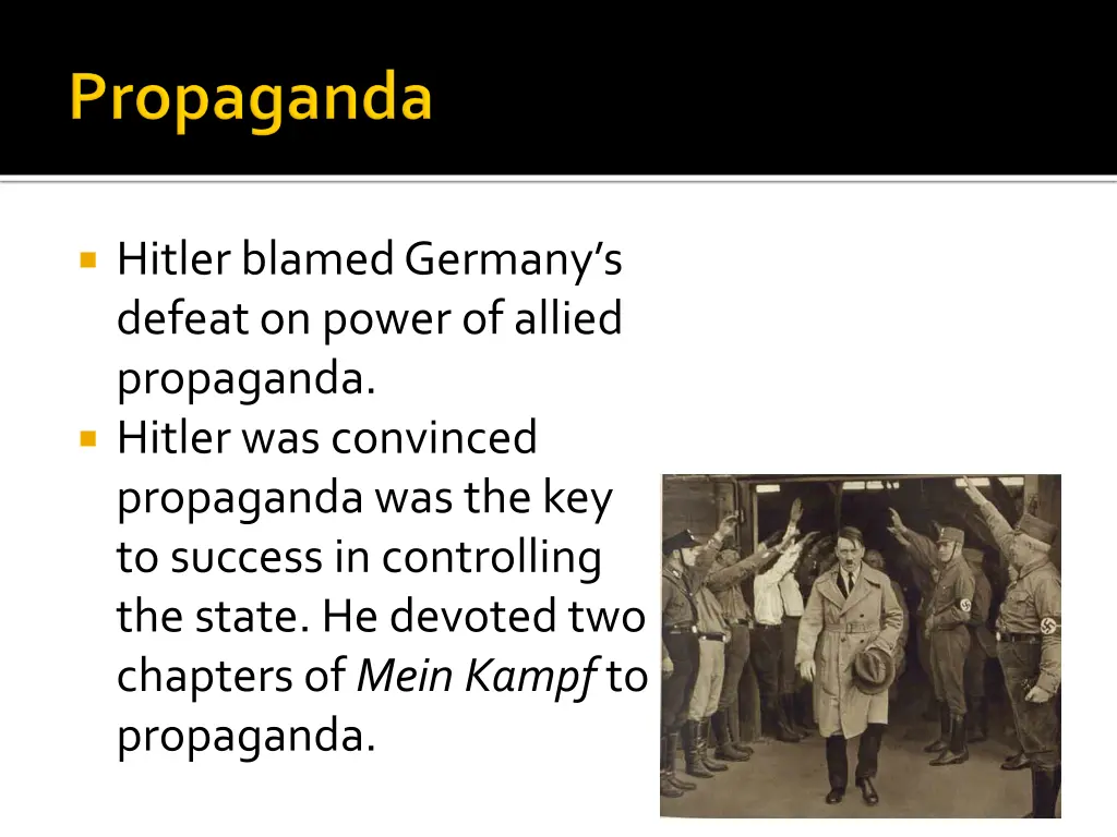 hitler blamed germany s defeat on power of allied