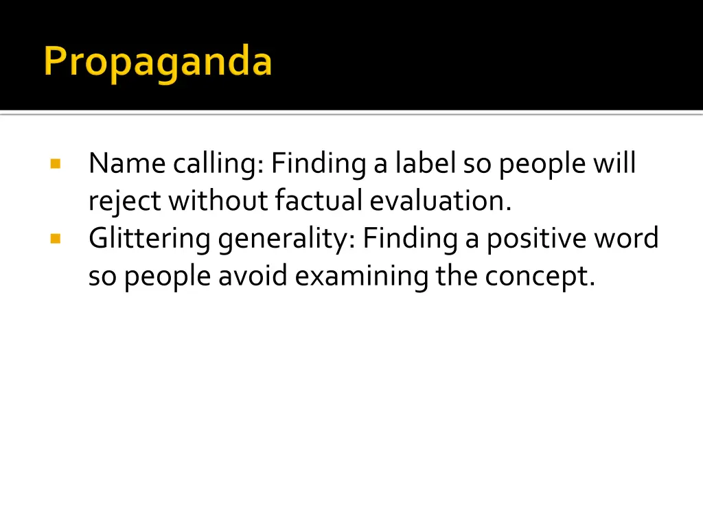 name calling finding a label so people will