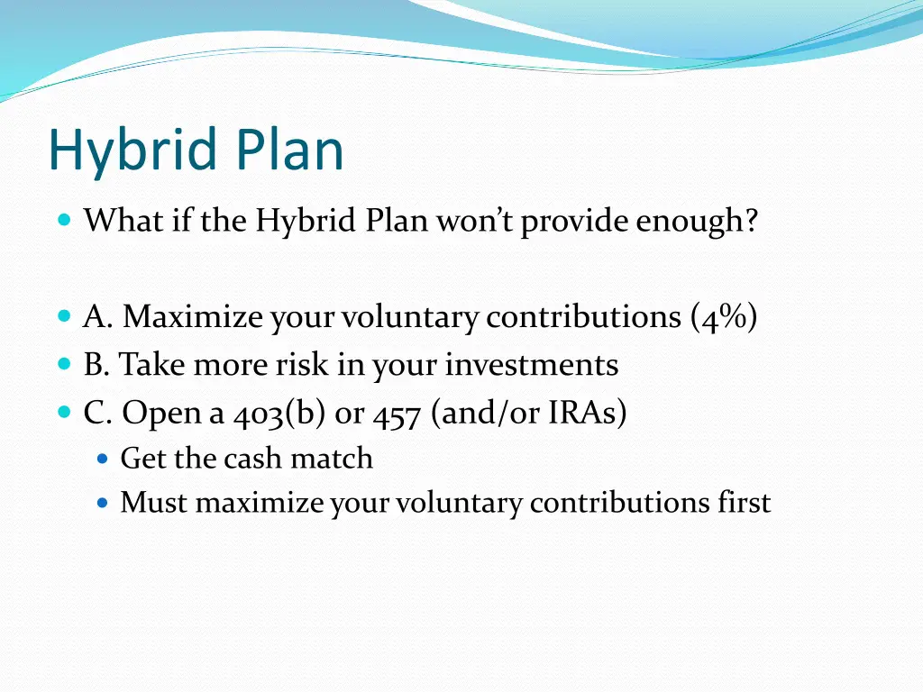 hybrid plan