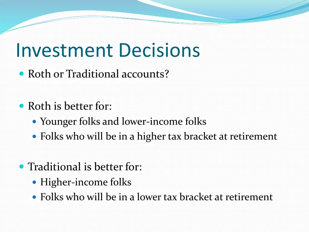 investment decisions 1