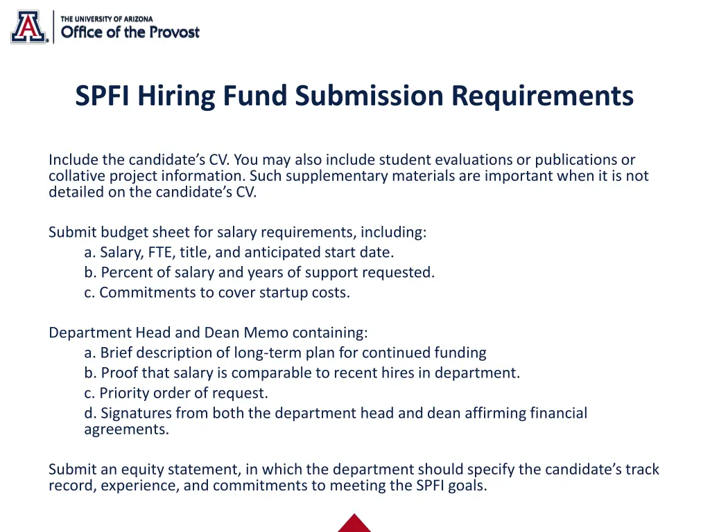 spfi hiring fund submission requirements 1