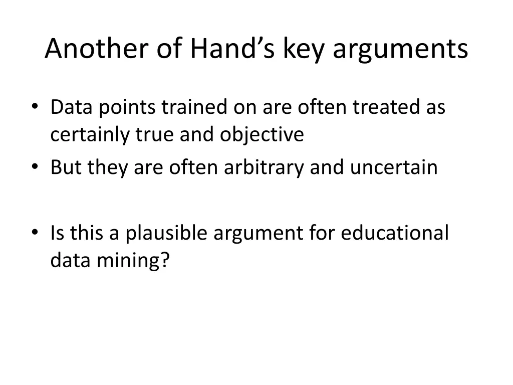 another of hand s key arguments 1