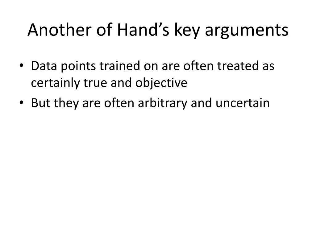 another of hand s key arguments