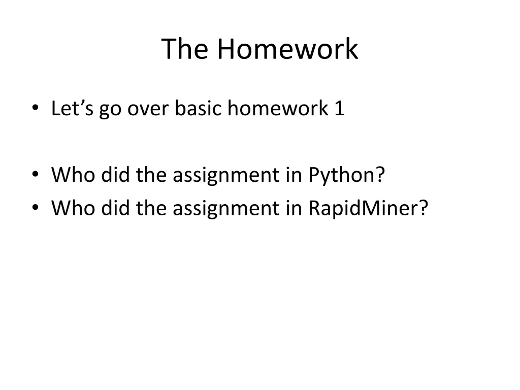 the homework 1