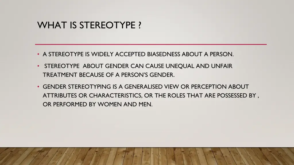 what is stereotype