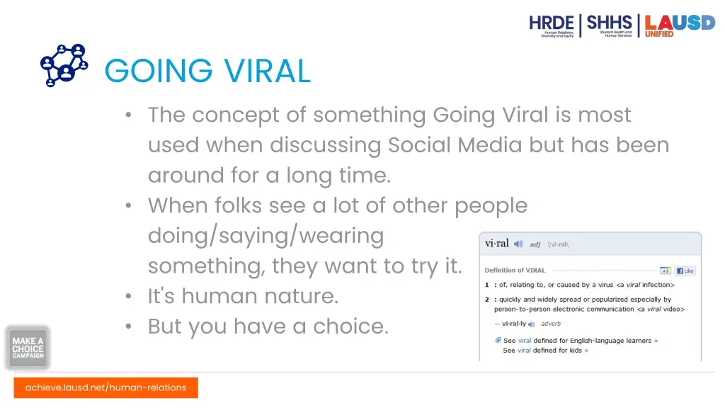 going viral the concept of something going viral