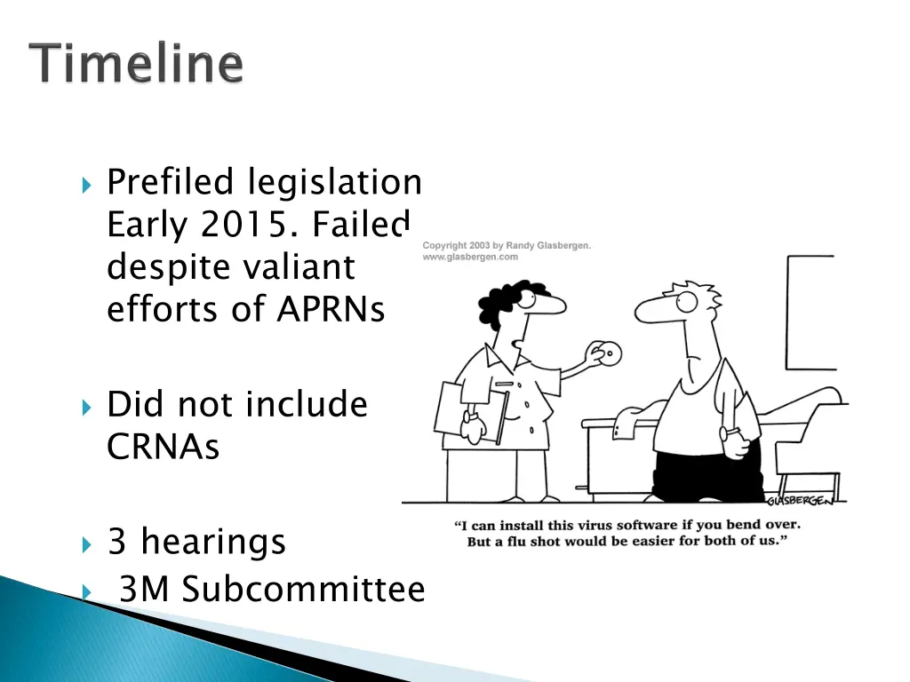 prefiled legislation early 2015 failed despite