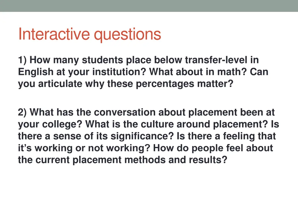 interactive questions 1