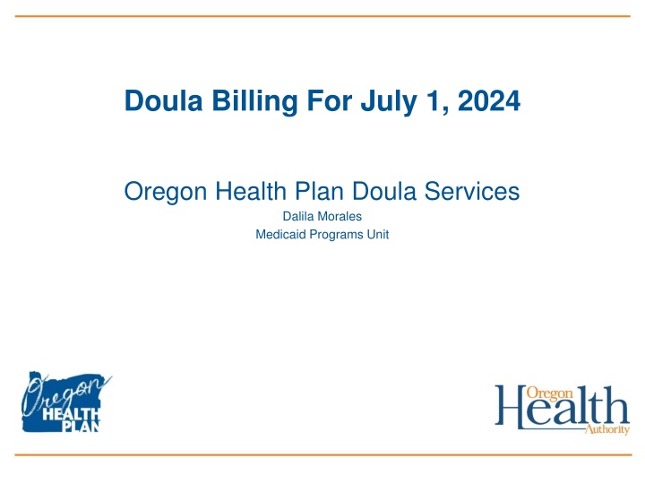 doula billing for july 1 2024