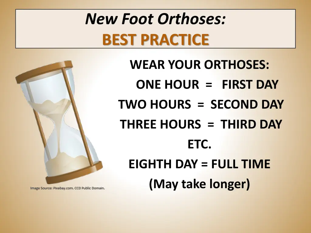 new foot orthoses best practice