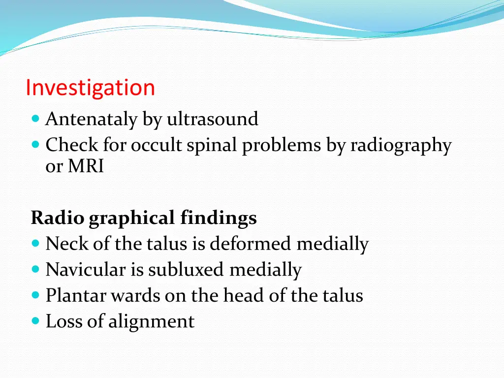 investigation antenataly by ultrasound check