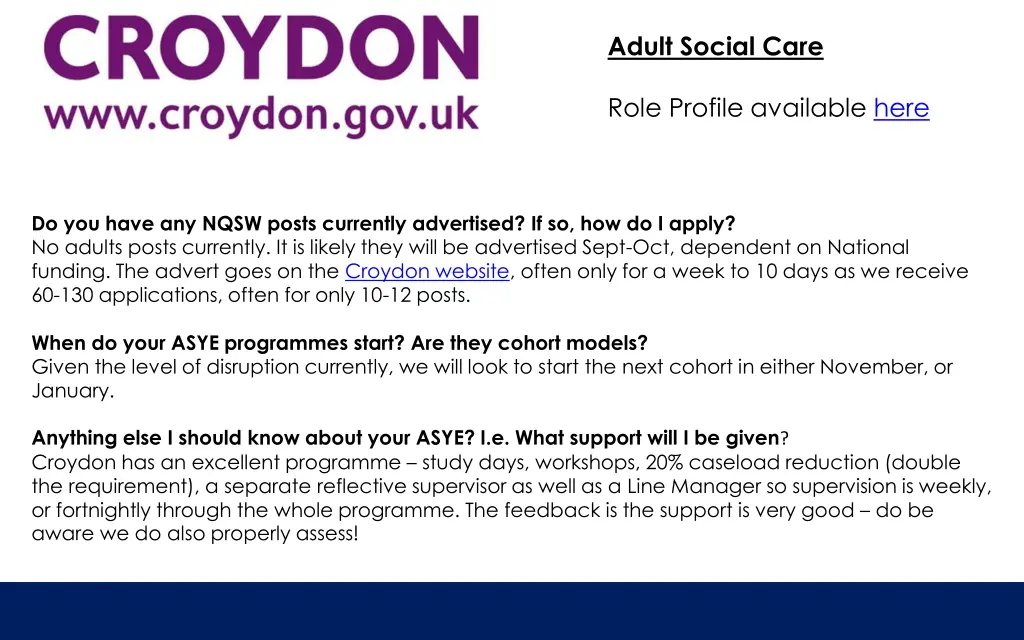 adult social care