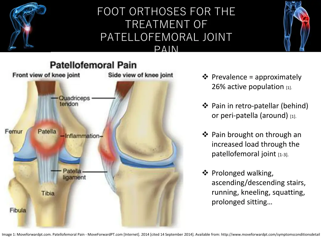 foot orthoses for the treatment of patellofemoral 1