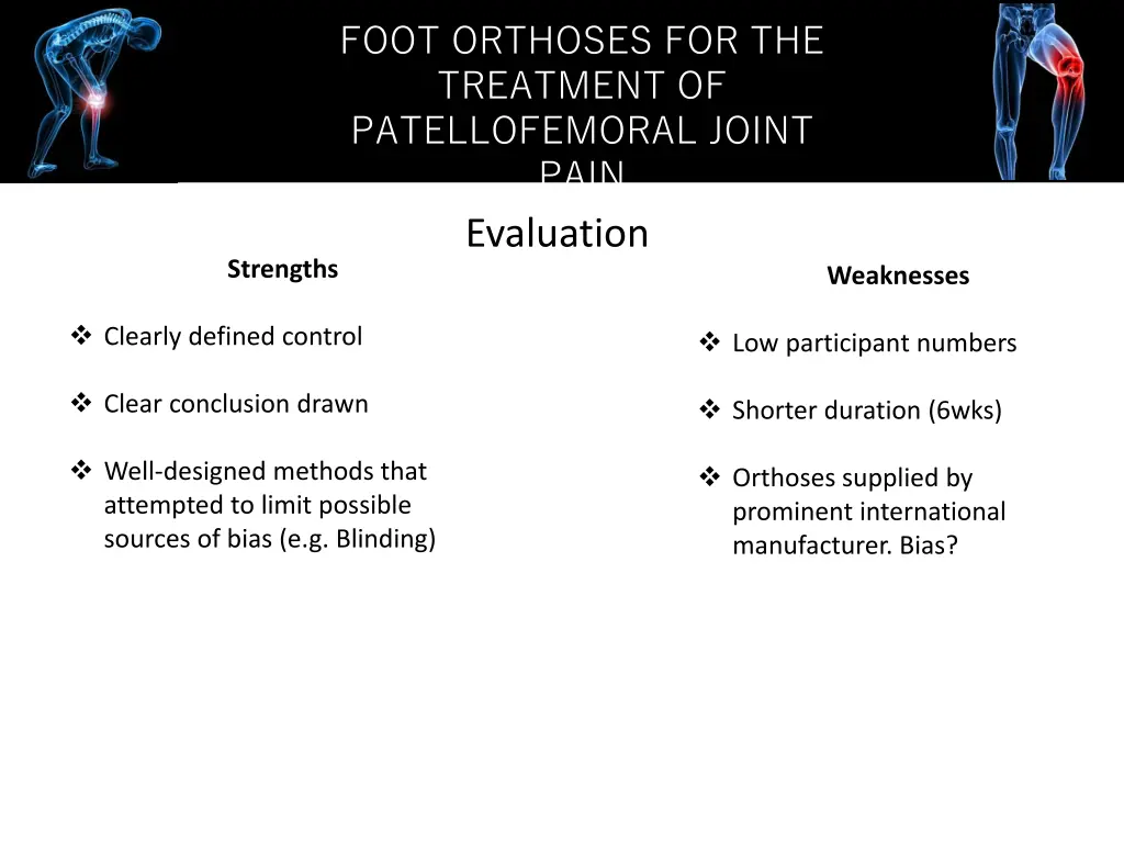 foot orthoses for the treatment of patellofemoral 15