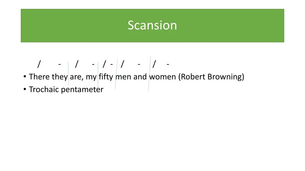 scansion 1