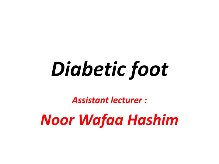 diabetic foot