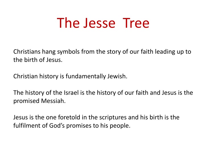 the jesse tree