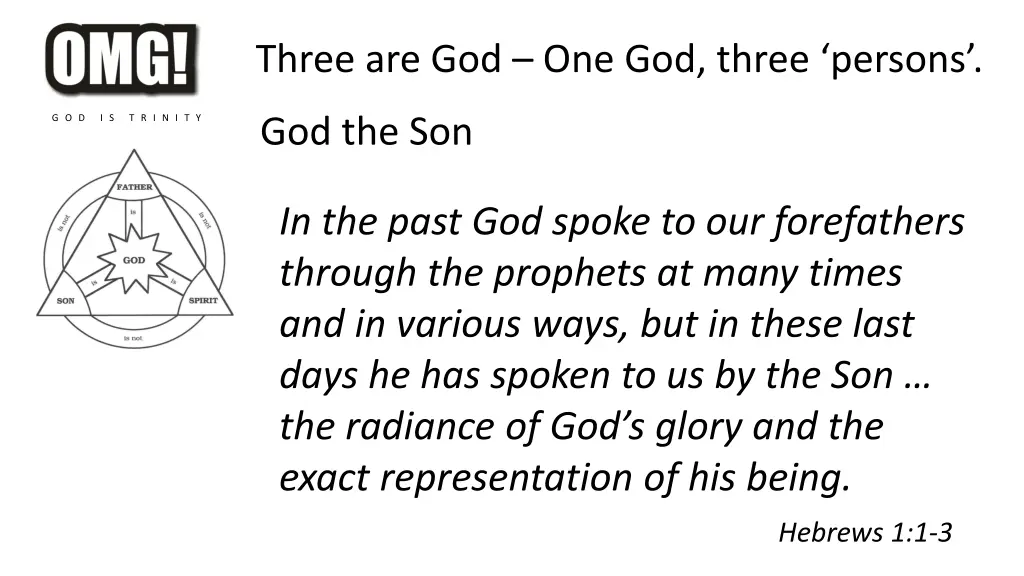 three are god one god three persons 3