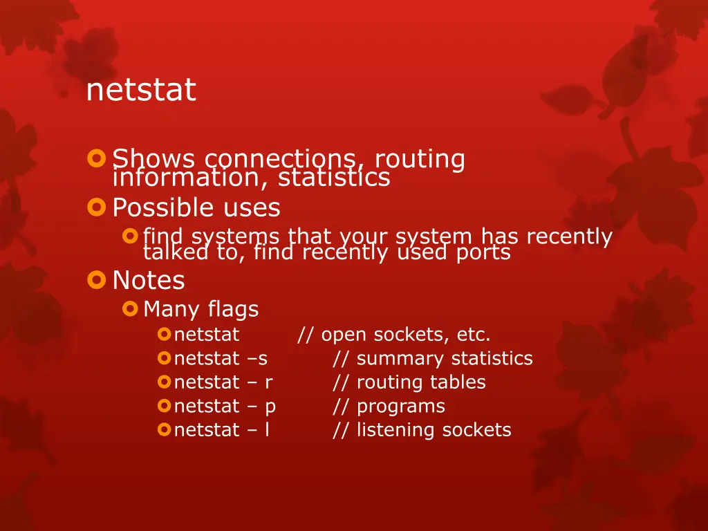 netstat