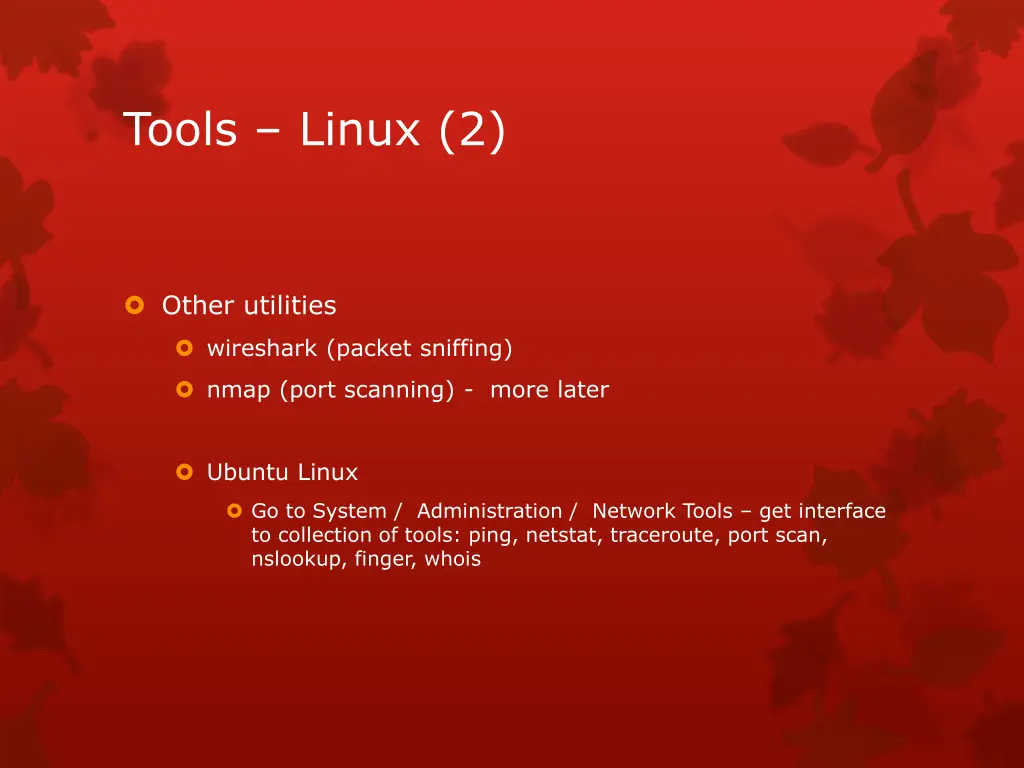 tools linux 2