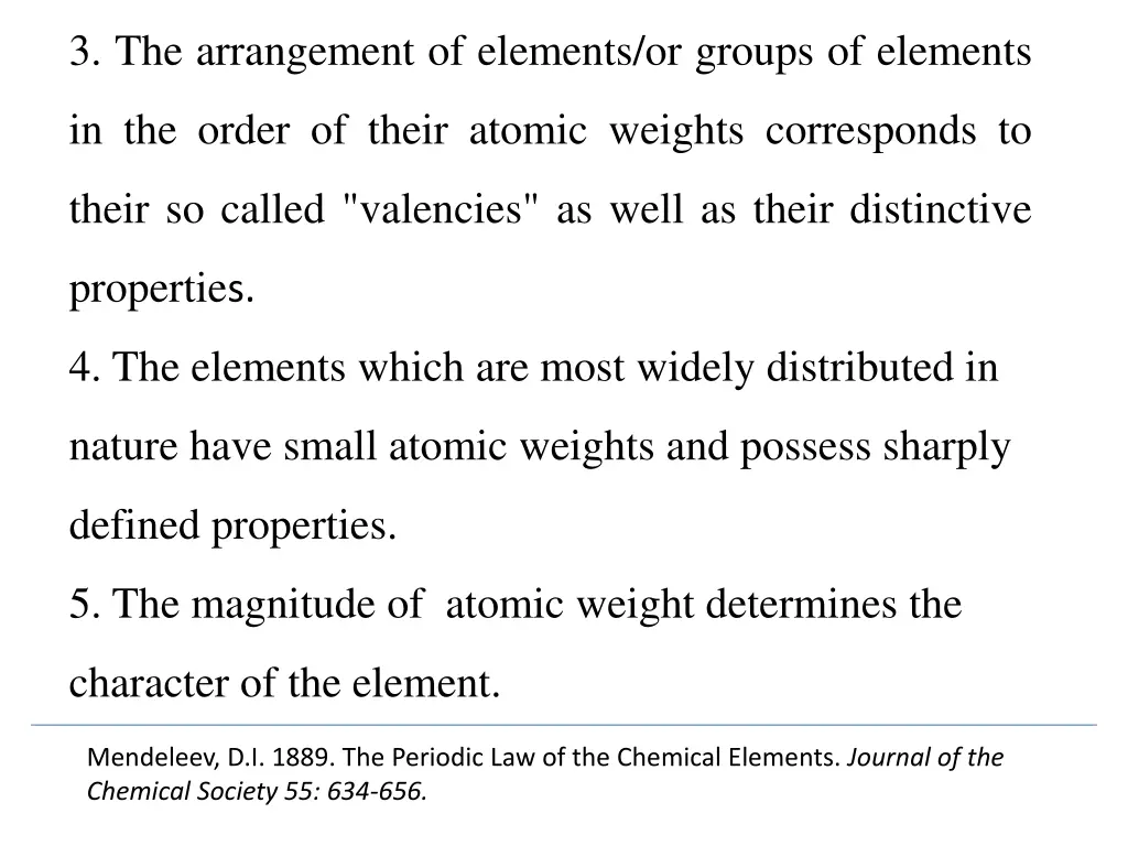 3 the arrangement of elements or groups