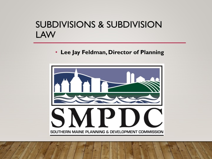 subdivisions subdivision law