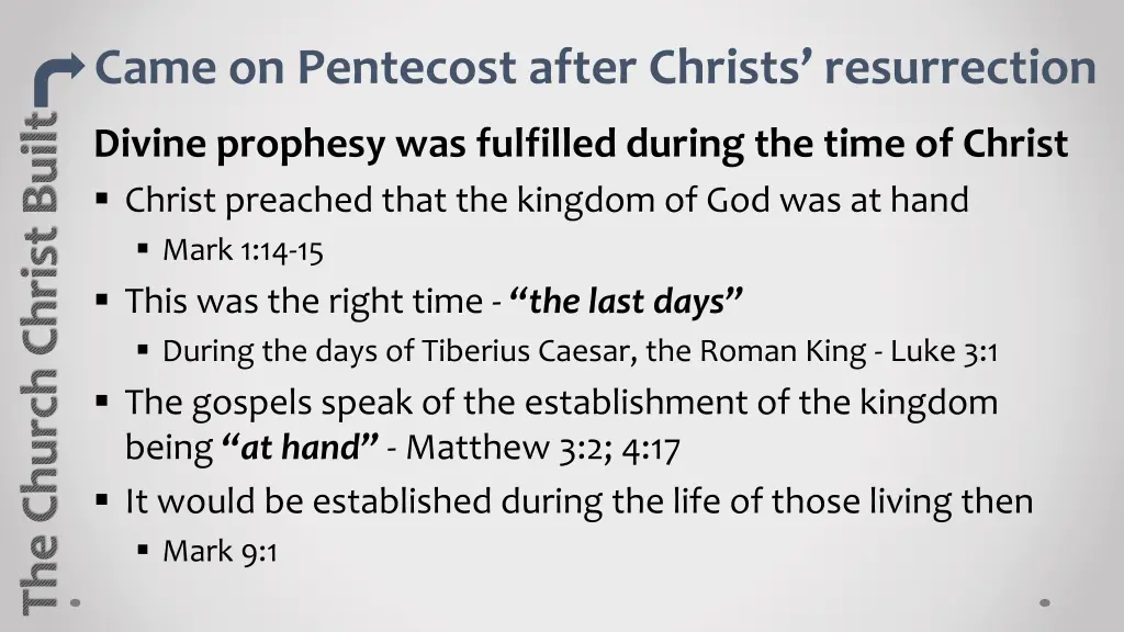 came on pentecost after christs resurrection