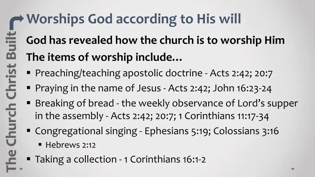 worships god according to his will 1