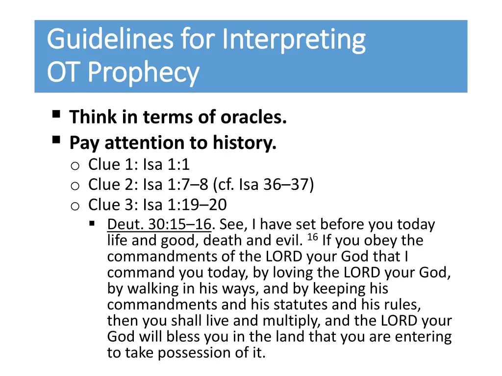 guidelines for interpreting guidelines 1