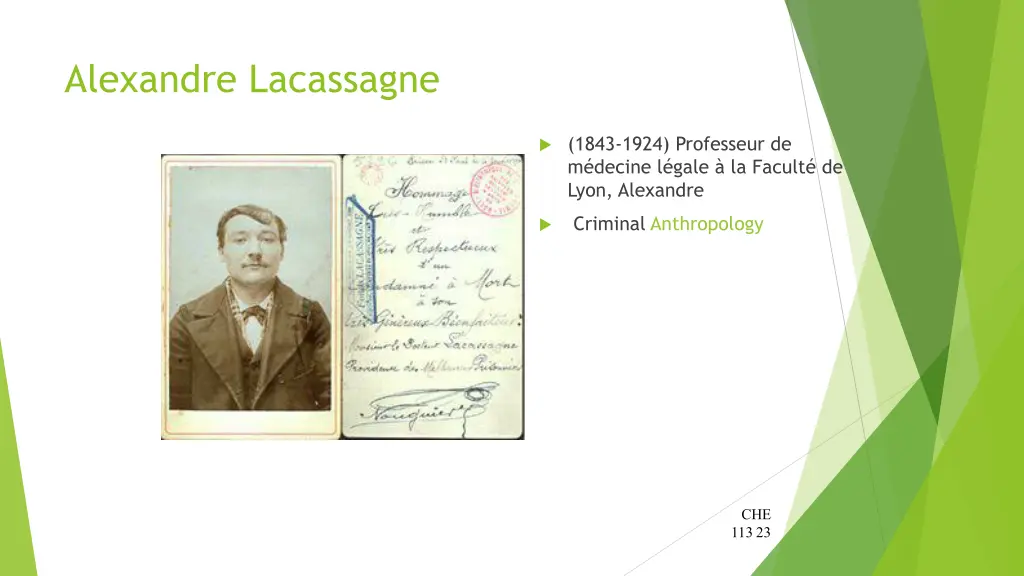 alexandre lacassagne