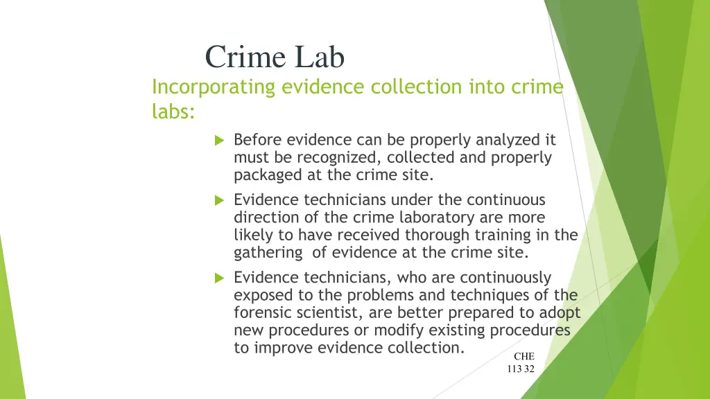 crime lab