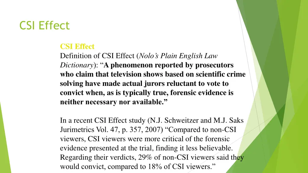 csi effect 1