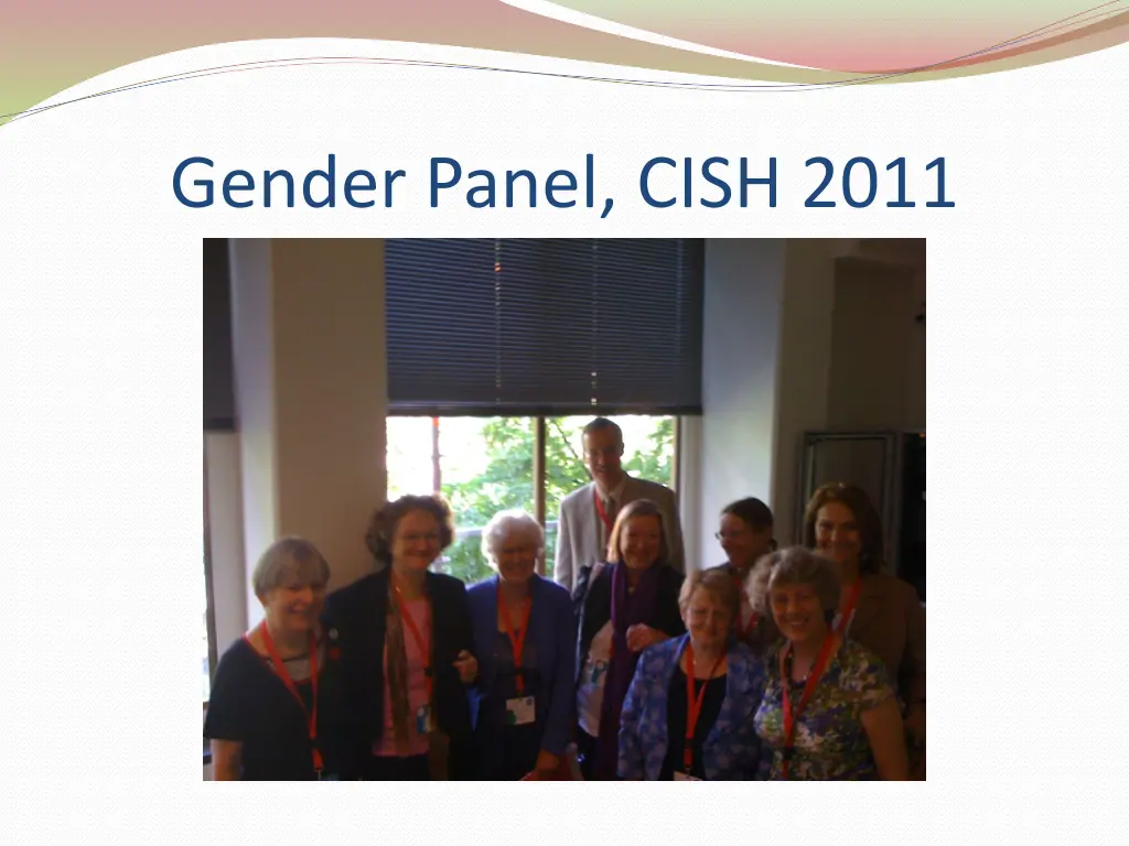 gender panel cish 2011