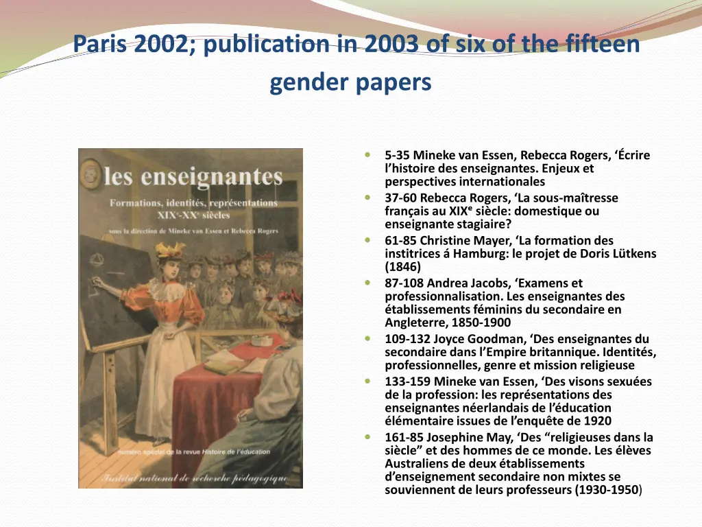 paris 2002 publication in 2003