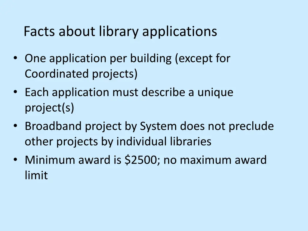 facts about library applications